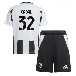 Juventus Juan Cabal #32 Domaci Dres za Dječji 2024-25 Kratak Rukavima (+ kratke hlače)